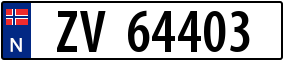 Truck License Plate